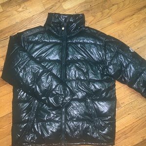 Moncler short down bomber jacket